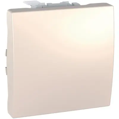 Schneider Electric - MGU3.206.25 - Unica Push-button 2m Ivory - 1
