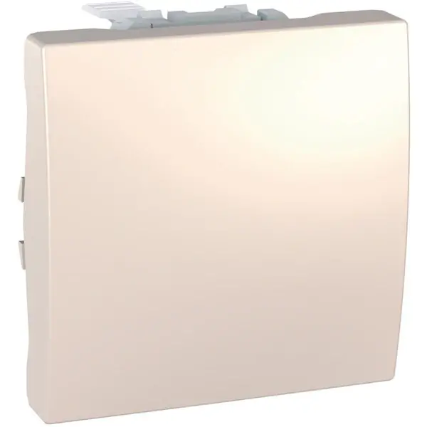 Schneider Electric - MGU3.206.25 - Unica Push-button 2m Ivory - 1