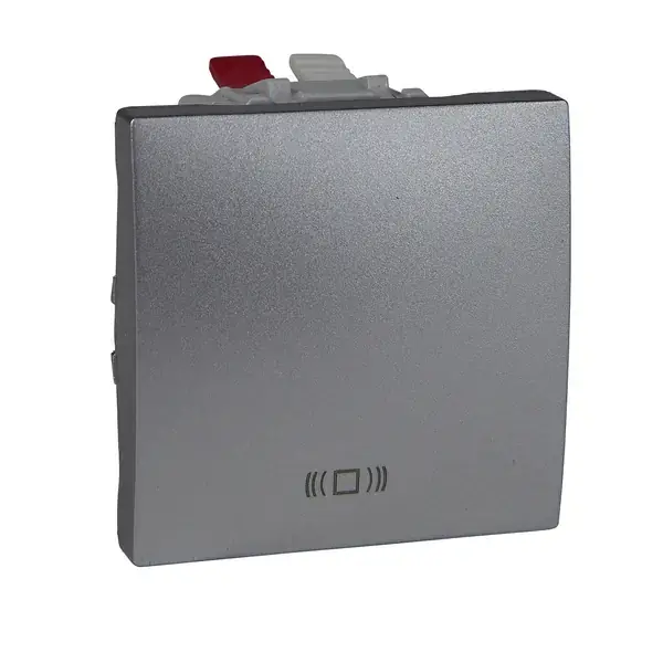 Schneider Electric - MGU3.206.30C - Unica Push-button w/Bell Sym 2m Alum - 1