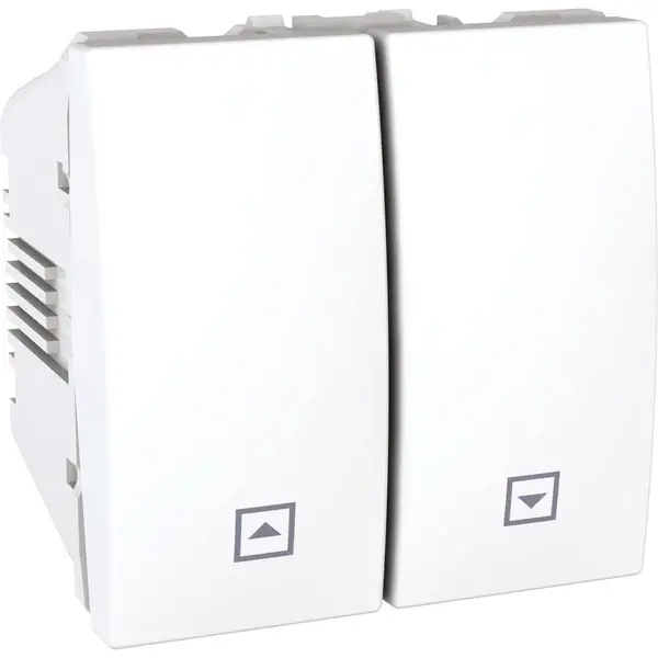 Schneider Electric - MGU3.207.18 - Unica Blind Push-button 2m White - 1