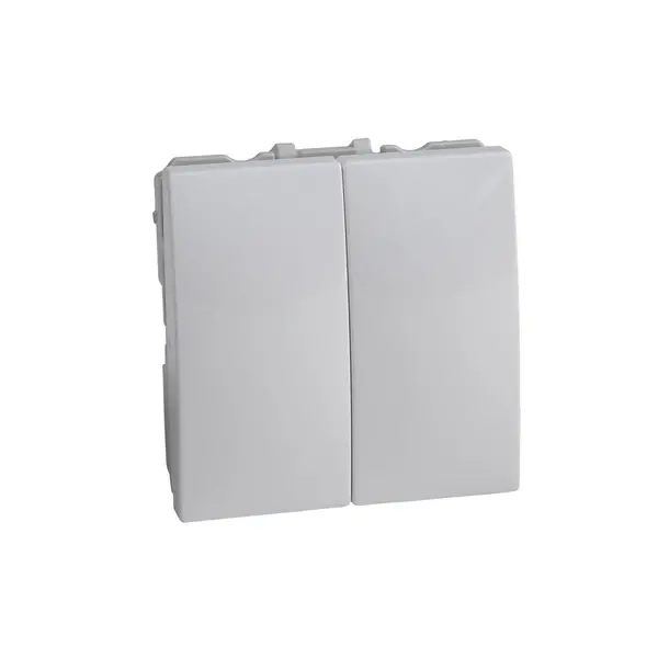 Schneider Electric - MGU3.211.18 - Unica Double One-way Switch 2m White - 1