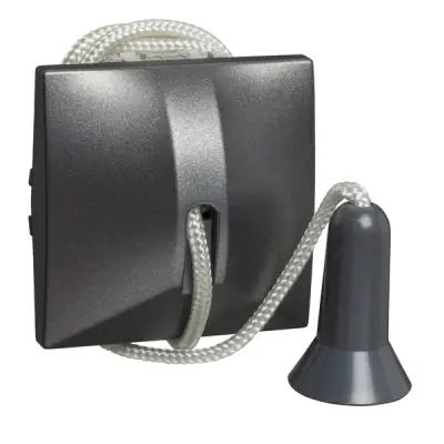 Schneider Electric - MGU3.226.12 - Unica Cord Push-button 2m Graphite - 1
