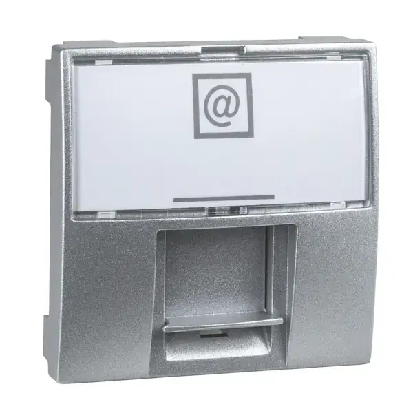 Schneider Electric - MGU3.417.30 - Unica RJ45 Data Socket Cat6 STP 2m Alum - 1