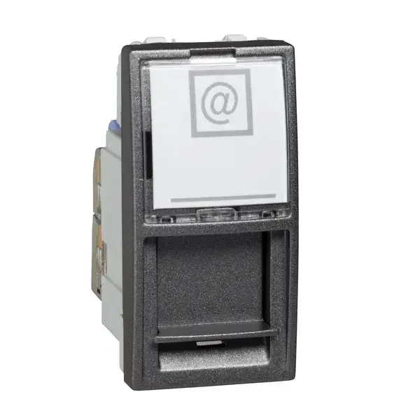 Schneider Electric - MGU3.446.12 - Unica RJ45 Data Sckt Cat6A STP 1m Grpht - 1