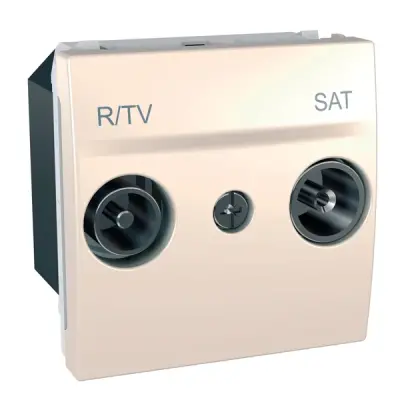 Schneider Electric - MGU3.454.25 - Unica R-TV/SAT Individual Socket 2m Ivry - 1