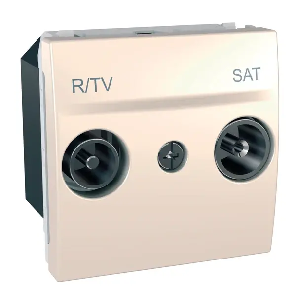 Schneider Electric - MGU3.454.25 - Unica R-TV/SAT Individual Socket 2m Ivry - 1