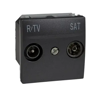 Schneider Electric - MGU3.455.12 - Unica R-TV/SAT End-of-Line Scket 2m Grph - 1