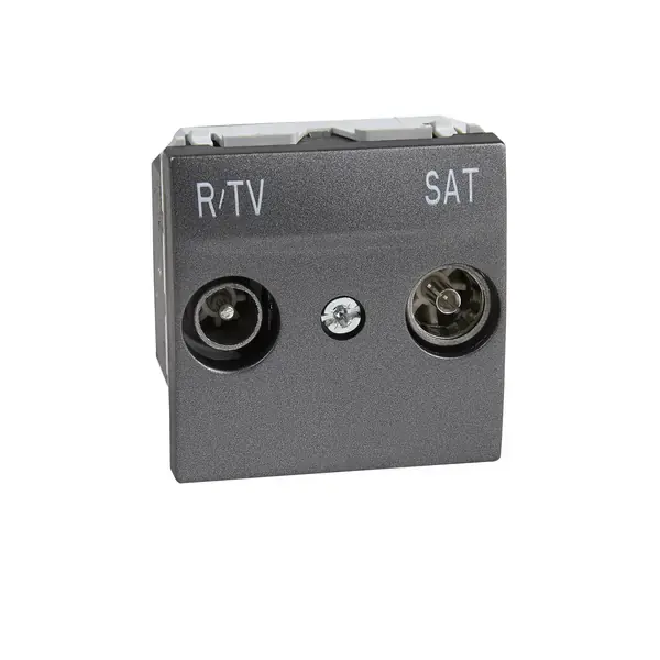 Schneider Electric - MGU3.456.12 - Unica R-TV/SAT Intermediate Sckt 2m Grph - 1