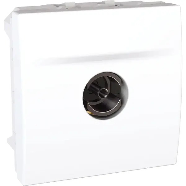 Schneider Electric - MGU3.467.18 - Unica TV Ending Socket F-Conn. 2m White - 1