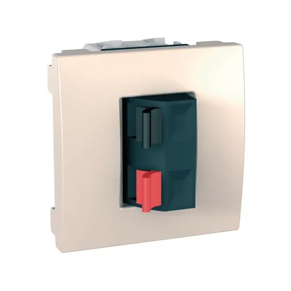 Schneider Electric - MGU3.486.25 - Unica Loudspeaker Socket 2m Ivory - 1