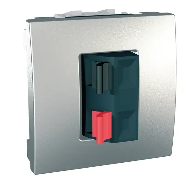 Schneider Electric - MGU3.486.30 - Unica Loudspeaker Socket 2m Alum - 1