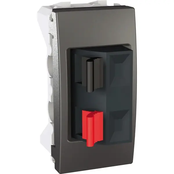 Schneider Electric - MGU3.487.12 - Unica Loudspeaker Socket 1m Graphite - 1