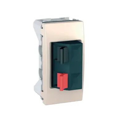 Schneider Electric - MGU3.487.25 - Unica Loudspeaker Socket 1m Ivory - 1