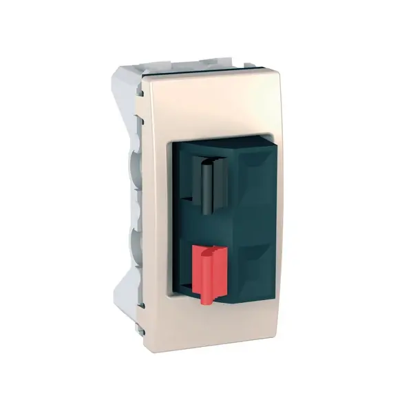 Schneider Electric - MGU3.487.25 - Unica Loudspeaker Socket 1m Ivory - 1