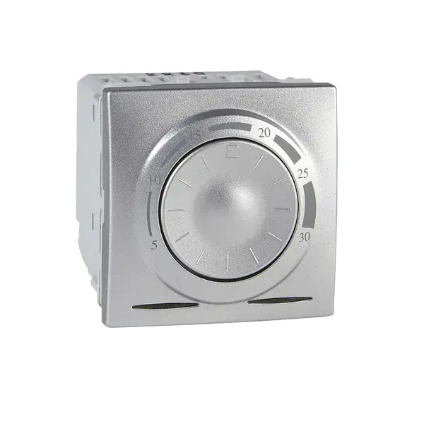 Schneider Electric - MGU3.501.30 - Unica Thermostat 8A 2m Alum - 1