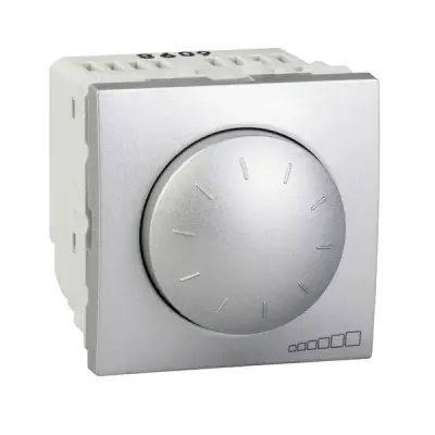 Schneider Electric - MGU3.511.30 - Unica 2-way Dimmer 400W 2m Alum - 1