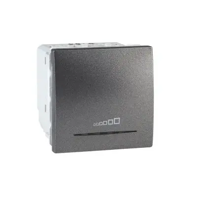 Schneider Electric - MGU3.515.12 - Unica Push-bttn Dimmer 350W 2m Graphite - 1