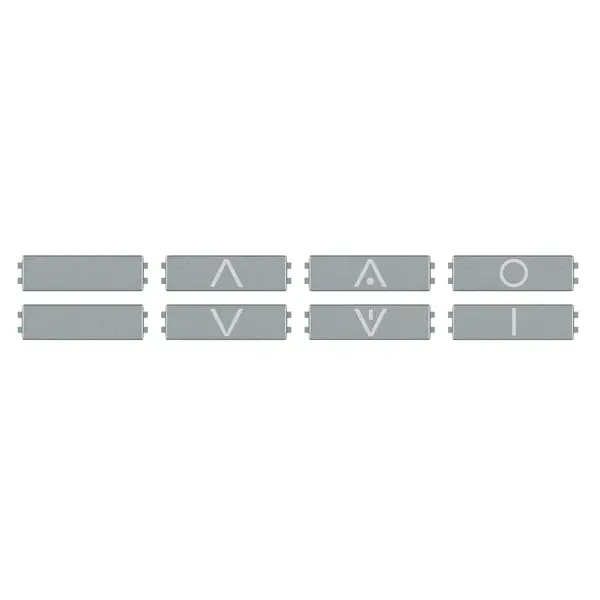 Schneider Electric - MGU3.530.30 - KNX Unica Top P-b 1g aluminium - 1