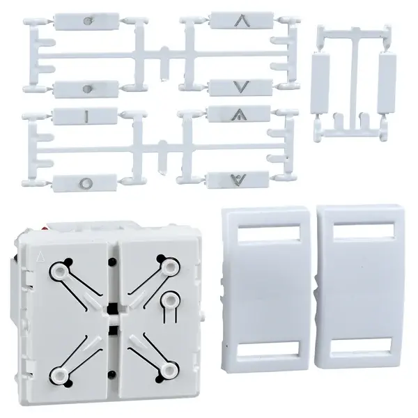 Schneider Electric - MGU3.531.18 - KNX Unica P-b 2g white - 1