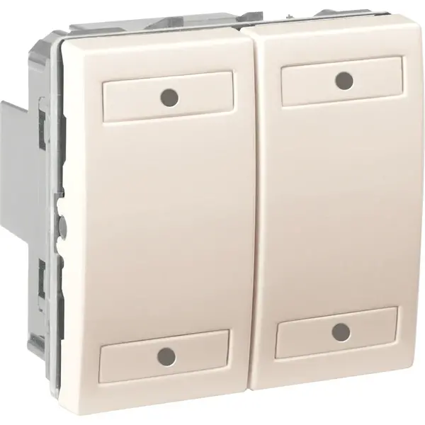 Schneider Electric - MGU3.531.25 - KNX Unica P-b 2g ivory - 1
