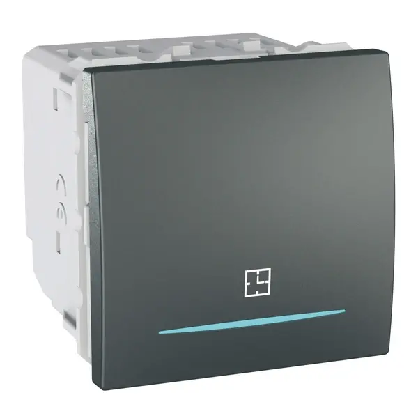 Schneider Electric - MGU3.535.12 - Unica Time Delay Switch 2m Graphite - 1