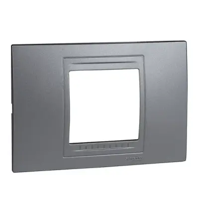 Schneider Electric - MGU4.102.30 - Unica Allegro Frame 2m Aluminium - 1