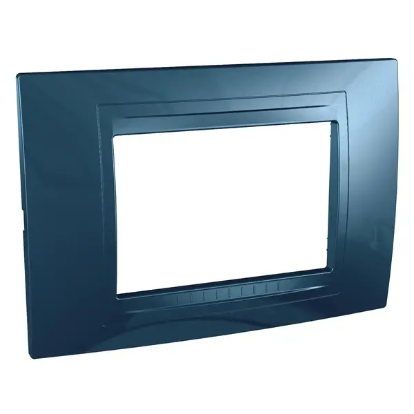 Schneider Electric - MGU4.103.54 - Unica Allegro Frame 3m Glacier Blue - 1