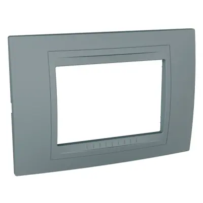 Schneider Electric - MGU4.103.58 - Unica Allegro Frame 3m Technical Grey - 1