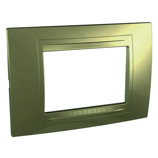 Schneider Electric - MGU4.103.64 - Unica Allegro Frame 3m Golden - 1
