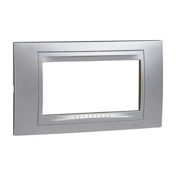 Schneider Electric - MGU4.104.30 - Unica Allegro Frame 4m Aluminium - 1
