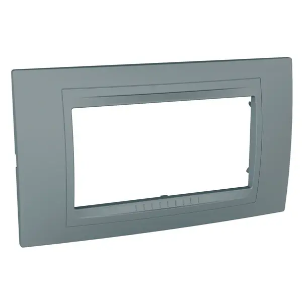 Schneider Electric - MGU4.104.58 - Unica Allegro Frame 4m Technical Grey - 1