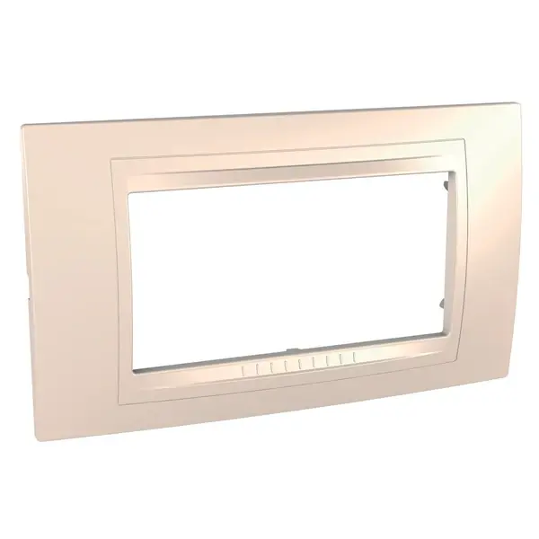 Schneider Electric - MGU4.104.59 - Unica Allegro Frame 4m Cream - 1