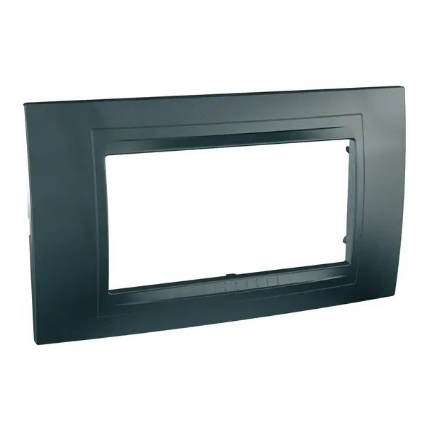 Schneider Electric - MGU4.104.62 - Unica Allegro Frame 4m Graphite Grey - 1