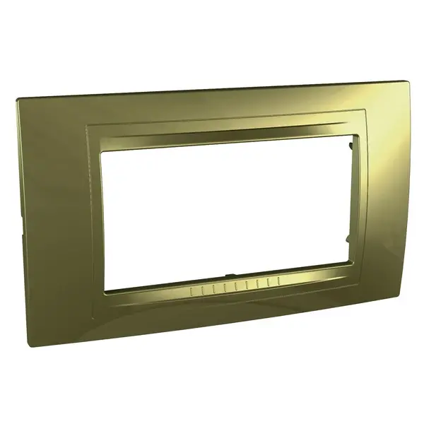 Schneider Electric - MGU4.104.64 - Unica Allegro Frame 4m Golden - 1