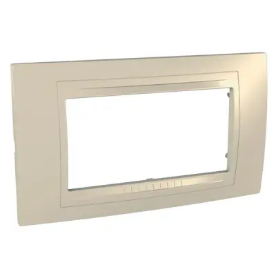 Schneider Electric - MGU4.104.67 - Unica Allegro Frame 4m Sand - 1