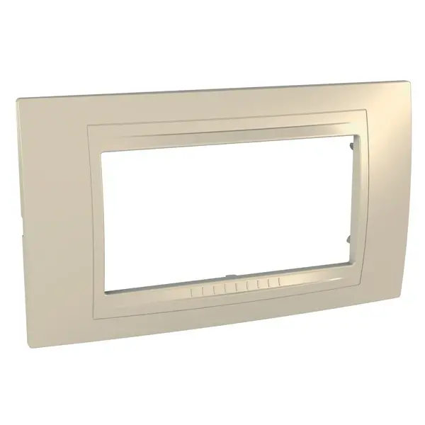Schneider Electric - MGU4.104.67 - Unica Allegro Frame 4m Sand - 1