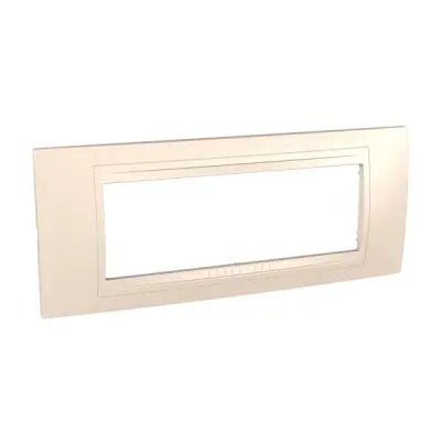 Schneider Electric - MGU4.106.59 - Unica Allegro Frame 6m Cream - 1