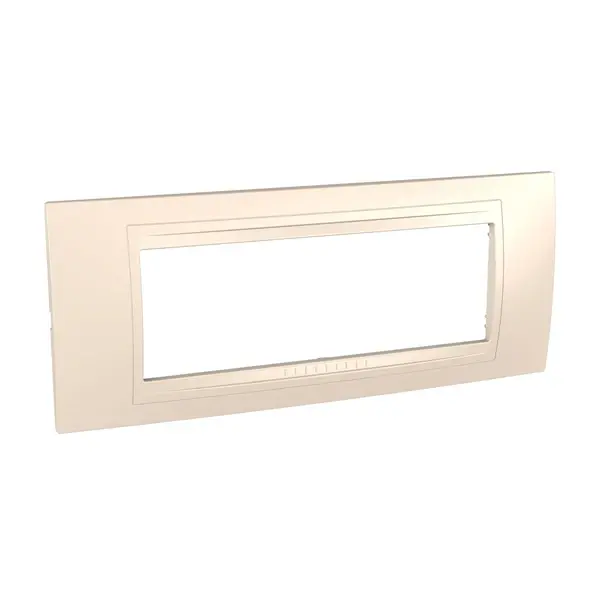 Schneider Electric - MGU4.106.59 - Unica Allegro Frame 6m Cream - 1