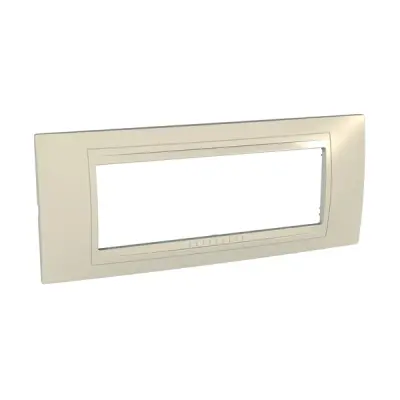 Schneider Electric - MGU4.106.67 - Unica Allegro Frame 6m Sand - 1