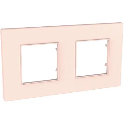Schneider Electric - MGU4.704.37 - Unica Quadro 2g Frame Salmon - 1