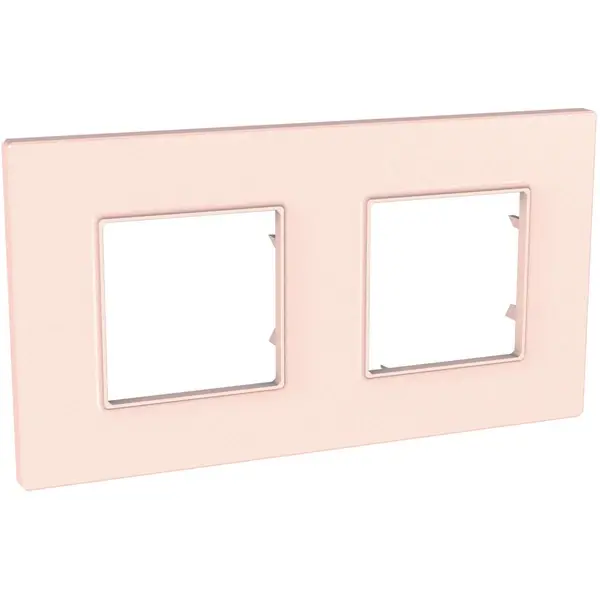 Schneider Electric - MGU4.704.37 - Unica Quadro 2g Frame Salmon - 1