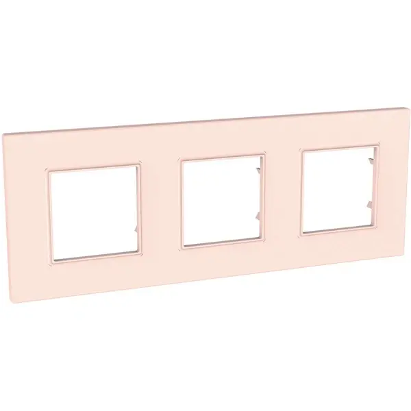 Schneider Electric - MGU4.706.37 - Unica Quadro 3g Frame Salmon - 1