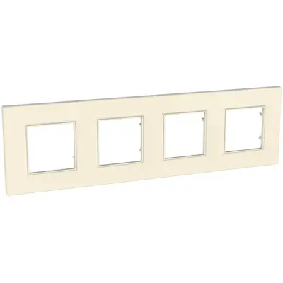 Schneider Electric - MGU4.708.35 - Unica Quadro 4g Frame Pearl - 1