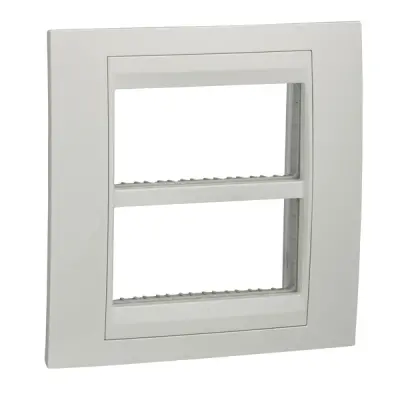 Schneider Electric - MGU48.424.18 - Unica Plus Frame 2x4m White - 1
