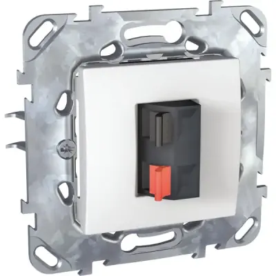 Schneider Electric - MGU50.486.18Z - Loudspeaker socket 45x45 - 1