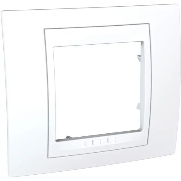 Schneider Electric - MGU6.002.18 - Unica Plus 1g Frame White - 1