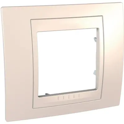 Schneider Electric - MGU6.002.25 - Unica Plus 1g Frame Ivory - 1