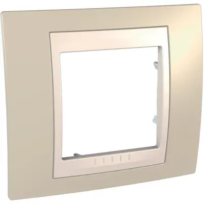 Schneider Electric - MGU6.002.567 - Unica Plus 1g Frame Sand-Ivory - 1