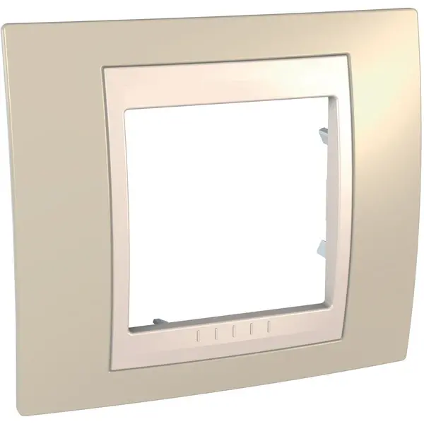 Schneider Electric - MGU6.002.567 - Unica Plus 1g Frame Sand-Ivory - 1