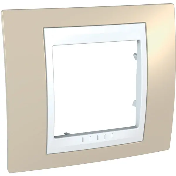 Schneider Electric - MGU6.002.867 - Unica Plus 1g Frame Sand-White - 1